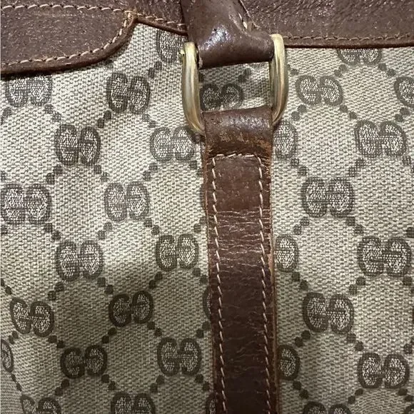 Gucci classic brown GG large Boston bag - Picture 11 of 13